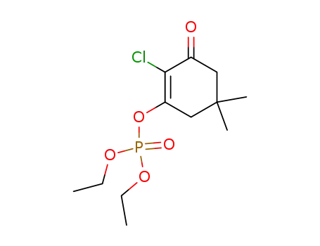 phosphoric acid diethyl ester-(2-chloro-5,5-dimethyl-3-oxo-cyclohex-1-enyl ester)