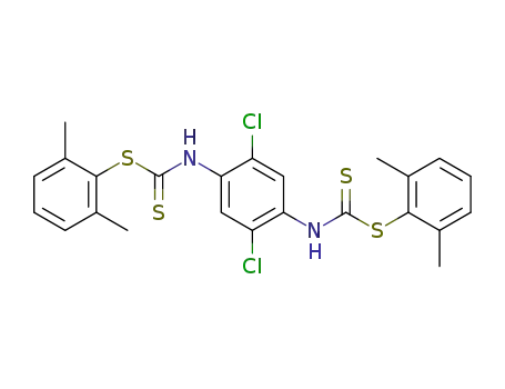 [2,5-Dichloro-4-(2,6-dimethyl-phenylsulfanylthiocarbonylamino)-phenyl]-dithiocarbamic acid 2,6-dimethyl-phenyl ester