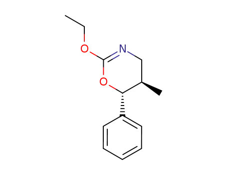 Molecular Structure of 29272-72-8 (2-ethoxy-5<i>r</i>-methyl-6<i>t</i>-phenyl-5,6-dihydro-4<i>H</i>-[1,3]oxazine)