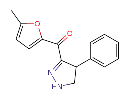 (5-methyl-furan-2-yl)-(4-phenyl-4,5-dihydro-1<i>H</i>-pyrazol-3-yl)-methanone
