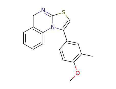 1-(4-methoxy-3-methyl-phenyl)-5<i>H</i>-thiazolo[3,2-<i>a</i>]quinazoline