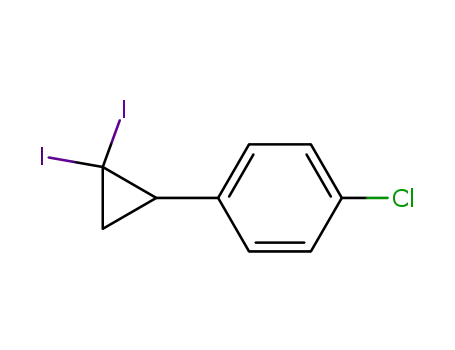1-Chloro-4-(2,2-diiodo-cyclopropyl)-benzene
