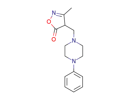 3-methyl-4-(4-phenyl-piperazin-1-ylmethyl)-2<i>H</i>-isoxazol-5-one