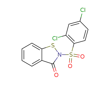 2-(2,4-dichloro-benzenesulfonyl)-benzo[<i>d</i>]isothiazol-3-one