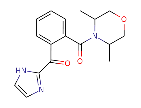 [2-(3,5-Dimethylmorpholine-4-carbonyl)phenyl](1H-imidazol-2-yl)methanone