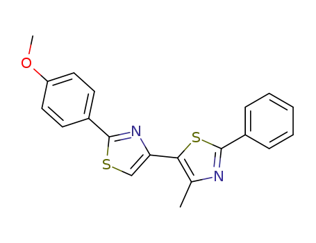 2-(4-methoxy-phenyl)-4'-methyl-2'-phenyl-[4,5']bithiazolyl