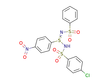 N<sup>2</sup>-Phenylsulfonyl-N<sup>1</sup>-<p-chlorphenyl-sulfony>-p-nitro-benzolsulfinsaeure-amidin