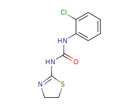 Molecular Structure of 90799-34-1 (1-(2-chloro-phenyl)-3-(4,5-dihydro-thiazol-2-yl)-urea)