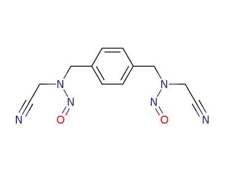 1,4-Bis-<(N-nitroso-N-cyanomethyl)-aminomethyl>-benzol