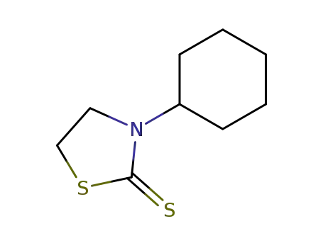 Molecular Structure of 3484-93-3 (3-cyclohexyl-1,3-thiazolidine-2-thione)