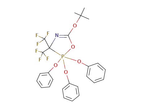5-<i>tert</i>-butoxy-2,2,2-triphenoxy-3,3-bis-trifluoromethyl-2,3-dihydro-2λ<sup>5</sup>-[1,4,2]oxazaphosphole