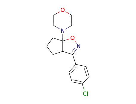 3-(4-chloro-phenyl)-6a-morpholin-4-yl-4,5,6,6a-tetrahydro-3a<i>H</i>-cyclopenta[<i>d</i>]isoxazole