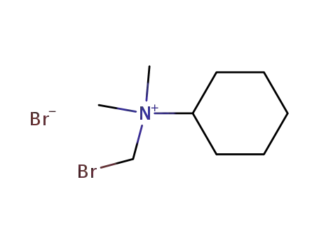 Molecular Structure of 118951-23-8 (bromomethyl-cyclohexyl-dimethyl-ammonium; bromide)