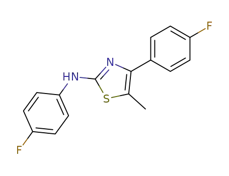 (4-fluoro-phenyl)-[4-(4-fluoro-phenyl)-5-methyl-thiazol-2-yl]-amine