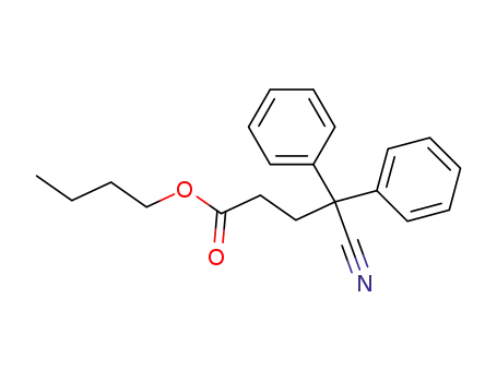 4-cyano-4,4-diphenyl-butyric acid butyl ester