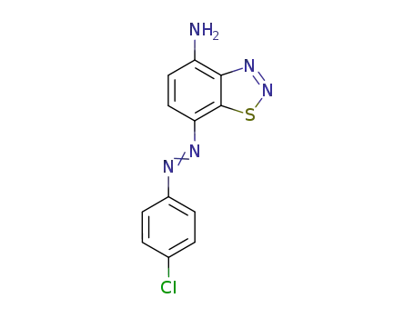 7-(4-chloro-phenylazo)-benzo[1,2,3]thiadiazol-4-ylamine