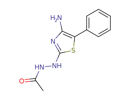 acetic acid <i>N</i>'-(4-amino-5-phenyl-thiazol-2-yl)-hydrazide