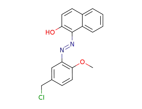 1-(5-chloromethyl-2-methoxy-phenylazo)-[2]naphthol