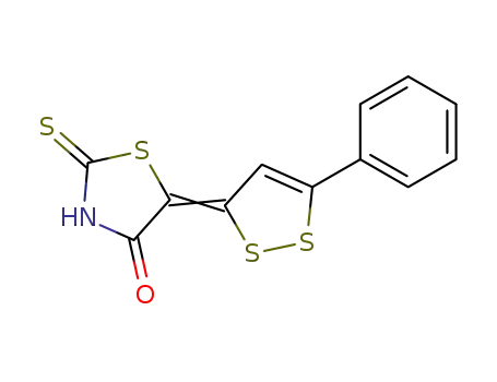 5-(5-phenyl-[1,2]dithiol-3-ylidene)-2-thioxo-thiazolidin-4-one