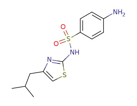 4-amino-<i>N</i>-(4-isobutyl-thiazol-2-yl)-benzenesulfonamide
