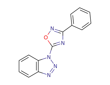 1-(3-phenyl-[1,2,4]oxadiazol-5-yl)-1<i>H</i>-benzo[1,2,3]triazole