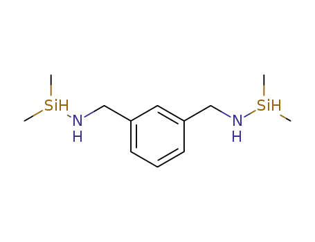 Molecular Structure of 57586-13-7 (N,N'-Bis(dimethylsilyl)-m-xylen-α,α'-diamin)