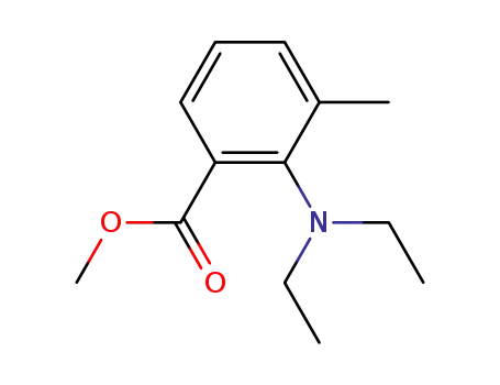 Benzoic acid, 2-(diethylamino)-3-methyl-, methyl ester