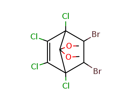 1,2,3,4-Tetrachlor-5,6-dibrom-7,7-dimethoxy-bicyclo<2.2.1>hepten-(2)