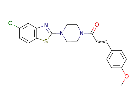 1-(5-chloro-benzothiazol-2-yl)-4-[3-(4-methoxy-phenyl)-acryloyl]-piperazine