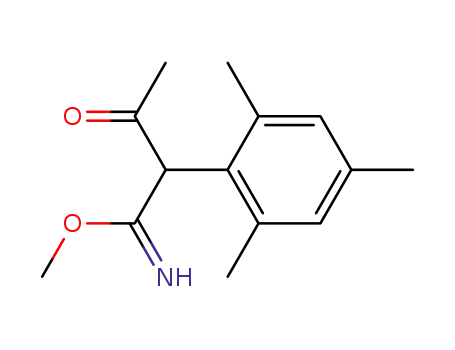 2-(Mesityl)acetoacetimidsaeure-methylester