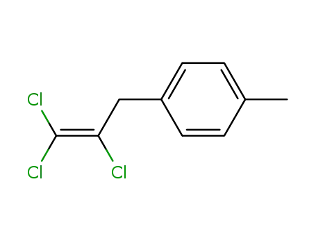 Molecular Structure of 62798-91-8 (Benzene, 1-methyl-4-(2,3,3-trichloro-2-propenyl)-)