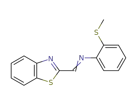 <i>N</i>-benzothiazol-2-ylmethylene-2-methylsulfanyl-aniline