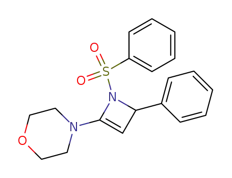 1-benzenesulfonyl-4-morpholin-4-yl-2-phenyl-1,2-dihydro-azete