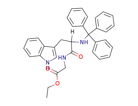 <i>N</i>-(<i>N</i><sup>α</sup>-trityl-<i>DL</i>-tryptophyl)-glycin-ethyl ester