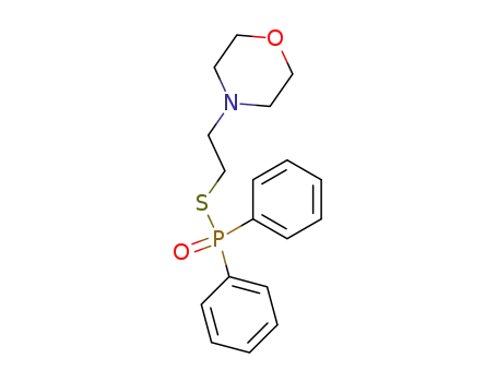 Molecular Structure of 60812-88-6 (diphenyl-phosphinothioic acid <i>S</i>-(2-morpholin-4-yl-ethyl) ester)
