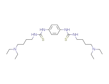 Molecular Structure of 16349-66-9 (1,4-Bis-<N'-(4-diethylaminobutyl)thioureido>benzol)