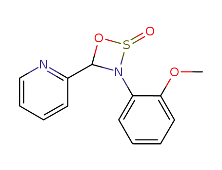 2-[3-(2-methoxy-phenyl)-2-oxo-2λ<sup>4</sup>-[1,2,3]oxathiazetidin-4-yl]-pyridine