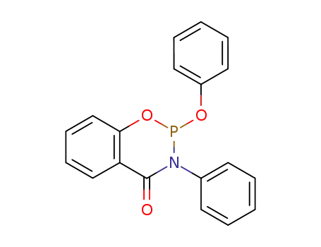2-phenoxy-3-phenyl-2,3-dihydro-benzo[<i>e</i>][1,3,2]oxazaphosphinin-4-one