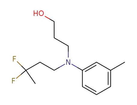 3-[<i>N</i>-(3,3-difluoro-butyl)-<i>m</i>-toluidino]-propan-1-ol