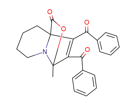 3-methyl-9,10-dibenzoyl-5,6,7,8-tetrahydro-3,8a-etheno-oxazolo[3,4-<i>a</i>]pyridin-1-one