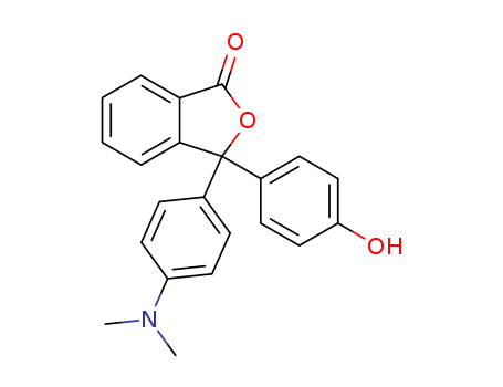 1(3H)-Isobenzofuranone, 3-[4-(dimethylamino)phenyl]-3-(4-hydroxyphenyl)-