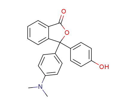 1(3H)-Isobenzofuranone,
3-[4-(dimethylamino)phenyl]-3-(4-hydroxyphenyl)-