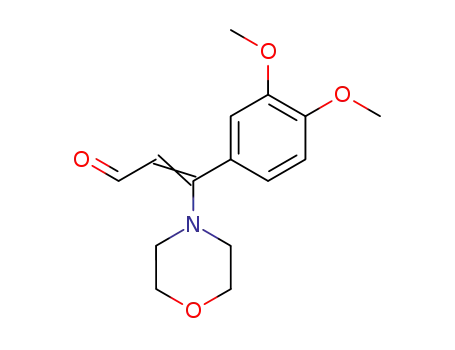 3-(3,4-dimethoxy-phenyl)-3-morpholin-4-yl-propenal