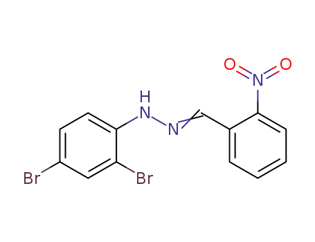 2-nitro-benzaldehyde-(2,4-dibromo-phenylhydrazone)