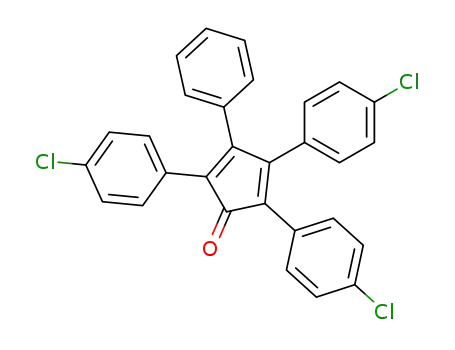 4-Phenyl-2,3,5-tris-(p-chlor-phenyl)-(αα'β)-cyclopentadien-(2,4)-on-(1)
