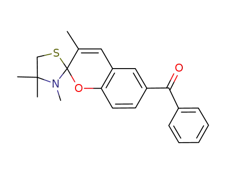 phenyl-(3,3',4',4'-tetramethyl-spiro[chromene-2,2'-thiazolidin]-6-yl)-methanone