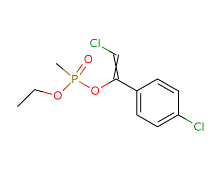 Phosphonic acid, methyl-, 2-chloro-1-(4-chlorophenyl)ethenyl ethyl ester
