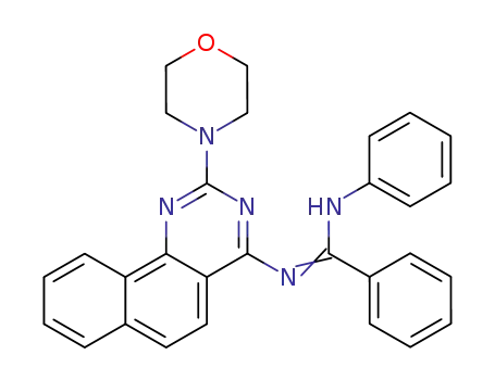 <i>N</i>-(2-morpholin-4-yl-benzo[<i>h</i>]quinazolin-4-yl)-<i>N</i>'-phenyl-benzamidine
