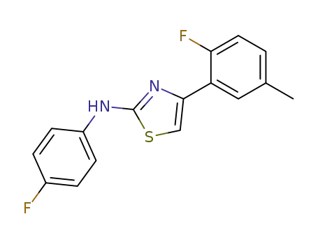[4-(2-fluoro-5-methyl-phenyl)-thiazol-2-yl]-(4-fluoro-phenyl)-amine