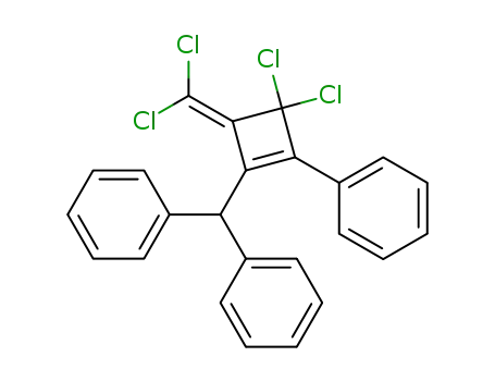4.4-Dichlor-1-phenyl-2-benzhydryl-3-dichlormethylen-cyclobuten-<sup>(1)</sup>